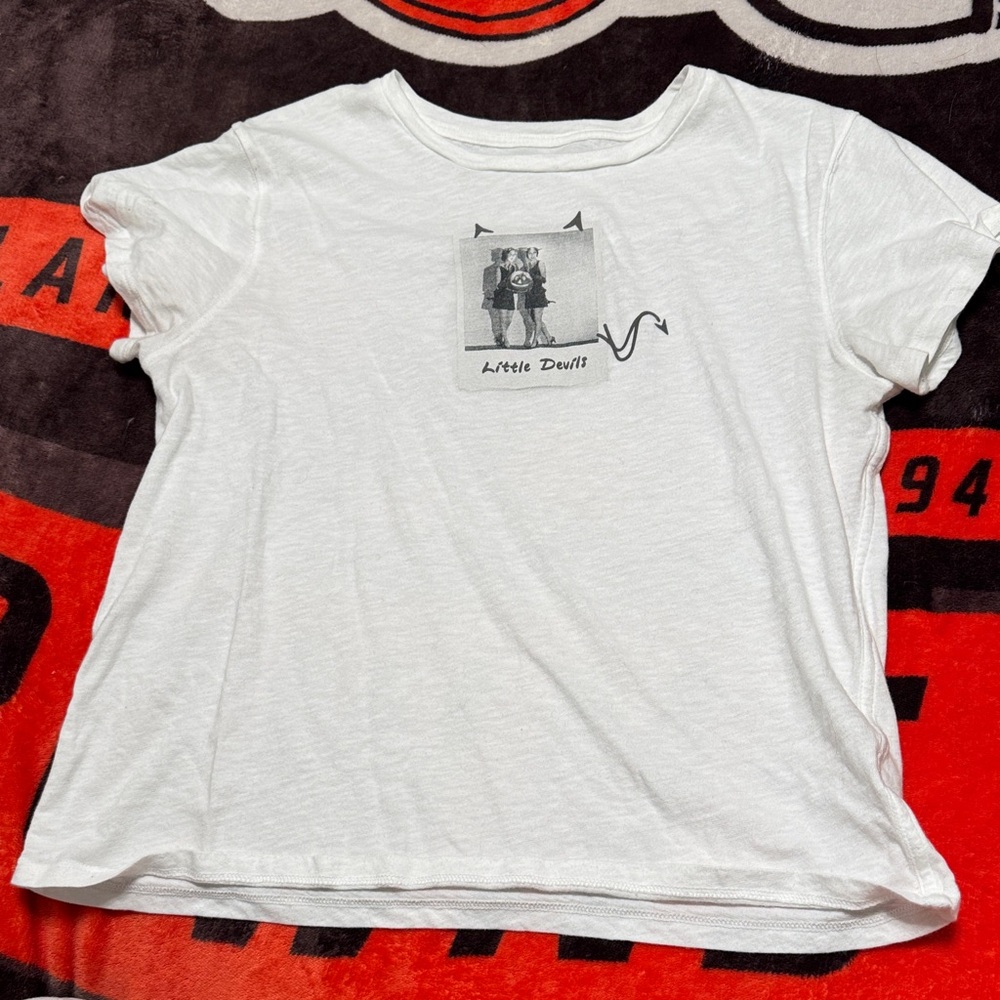 Aerie Soft White Tee